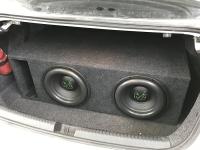 Установка сабвуфера Deaf Bonce Machete M12 D4 в Volkswagen Jetta VI