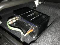 Установка усилителя Deaf Bonce Apocalypse AAP-550.1D Atom Plus в Suzuki Jimny IV