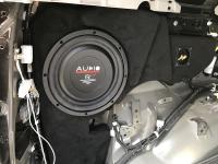 Установка сабвуфера Audio System R 10 FLAT EVO в Toyota Land Cruiser 150