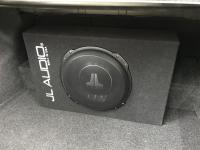 Установка сабвуфера JL Audio CS112LG-TW3 в Toyota Corolla XI