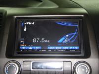 Фотография установки магнитолы Alpine INA-W910R в Honda Civic 4D