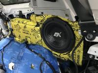 Установка сабвуфера ESX SX840 в Toyota Land Cruiser 200