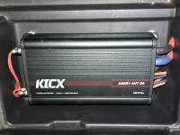 Установка усилителя Kicx Angry Ant D4 в Toyota Sienta