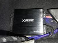 Установка усилителя Audio System X-100.4 MD в Hyundai Solaris II