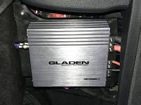 Установка усилителя Gladen RC 600c1 в Audi Q7 II (4M)