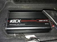 Установка усилителя Kicx Angry Ant D4 в KIA Rio X-line