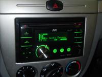 Фотография установки магнитолы JVC KW-XR817EE в Chevrolet Lacetti
