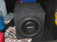 Установка сабвуфера Boston Acoustics G110-4 box в Citroen C4