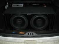 Установка сабвуфера Boston Acoustics G110-4x2 box в Renault Megane 2
