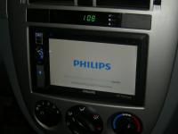 Фотография установки магнитолы Philips CID2680 в Chevrolet Lacetti