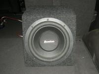 Установка сабвуфера Boston Acoustics G210-4 box в Hyundai Santa Fe (II)
