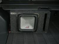 Установка сабвуфера MTX T810S-22 vented box в Jeep Compass