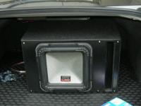 Установка сабвуфера MTX T812S-44 vented box в Nissan Teana (J32)