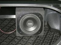 Установка сабвуфера Boston Acoustics G312-44 box в Mazda 6 (II)