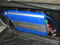 Установка усилителя Blaupunkt GTA 470 в Daewoo Matiz