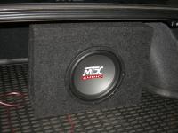Установка сабвуфера MTX RT10-04 в Honda Civic 4D