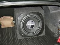 Установка сабвуфера Gladen RS 12 box в Mazda 3 (III)