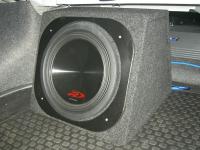 Установка сабвуфера Alpine SWR-12D4 box в Honda Accord