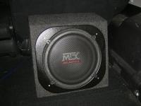 Установка сабвуфера MTX RT12-04 box в Mitsubishi Pajero IV