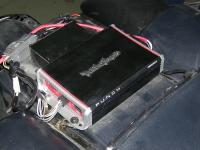 Установка усилителя Rockford Fosgate PBR300X2 в Yamaha Stratoliner
