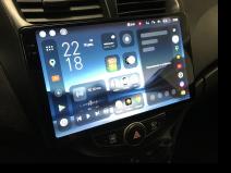 Установка   в Hyundai Solaris