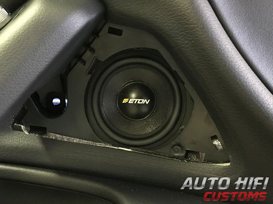 Установка акустики Eton PRW 80 в Audi A6 (C7)