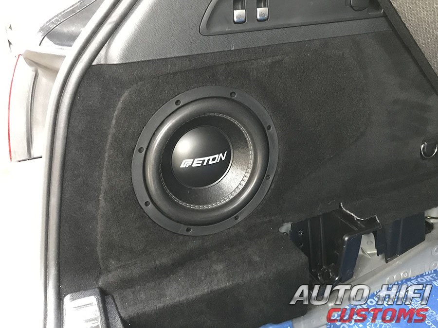 Установка сабвуфера Eton PW 10 в Mercedes GLC (X253)