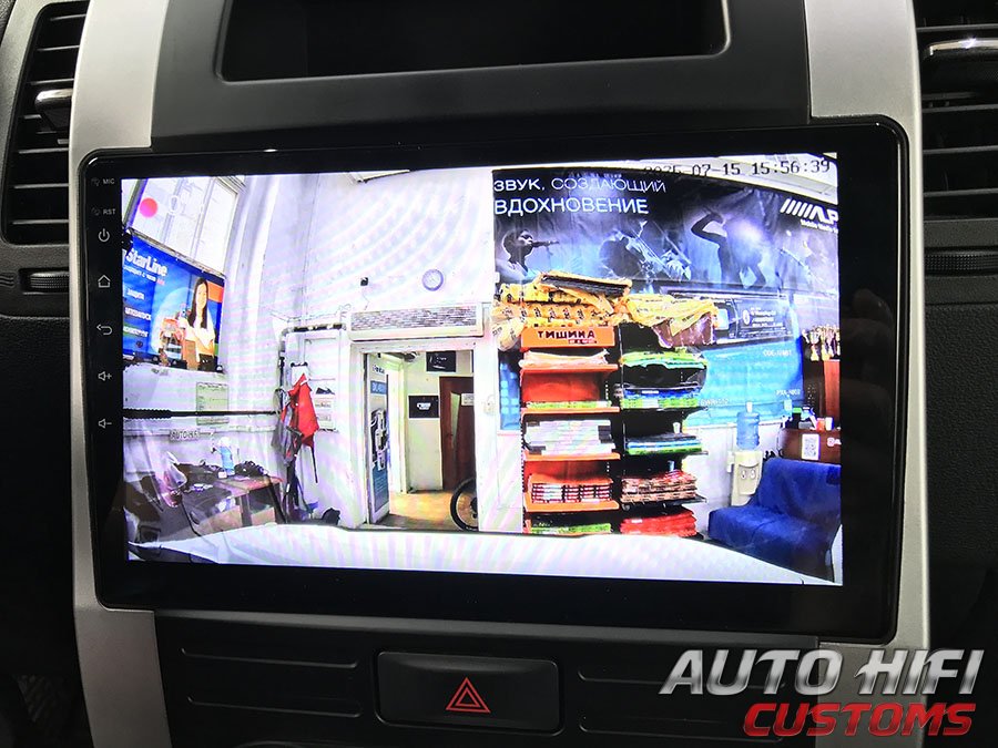 Установка видеорегистратора Teyes X5-DVR в Nissan X-Trail (T31)