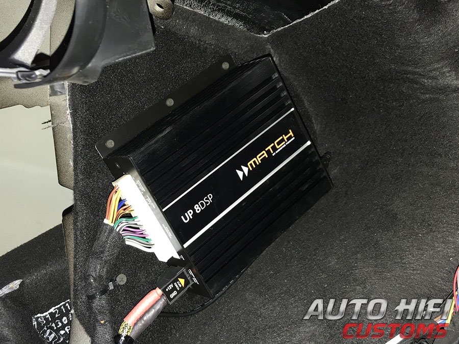 Установка усилителя Match UP 8DSP в BMW 5 (G30)