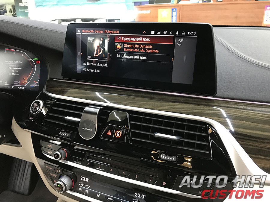 Установка усилителя Match UP 8DSP в BMW 5 (G30)