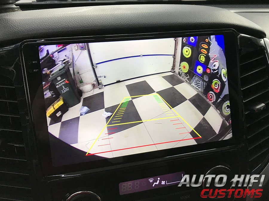 Установка камеры заднего вида Aspect RC-9A в Mitsubishi Pajero Sport III