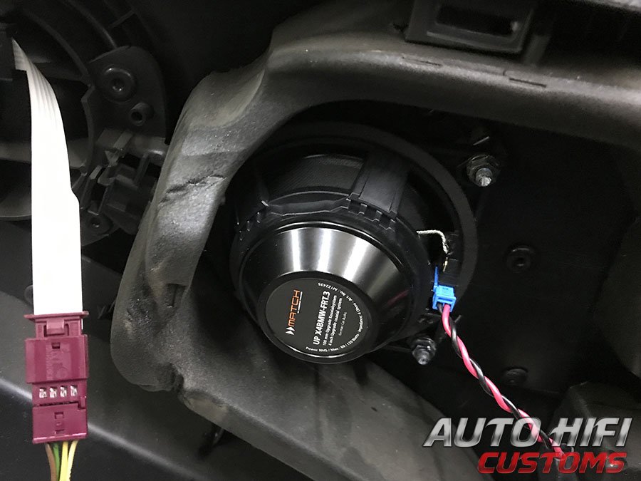 Установка акустики Match UP X4BMW-FRT.3 в Mini Countryman R60