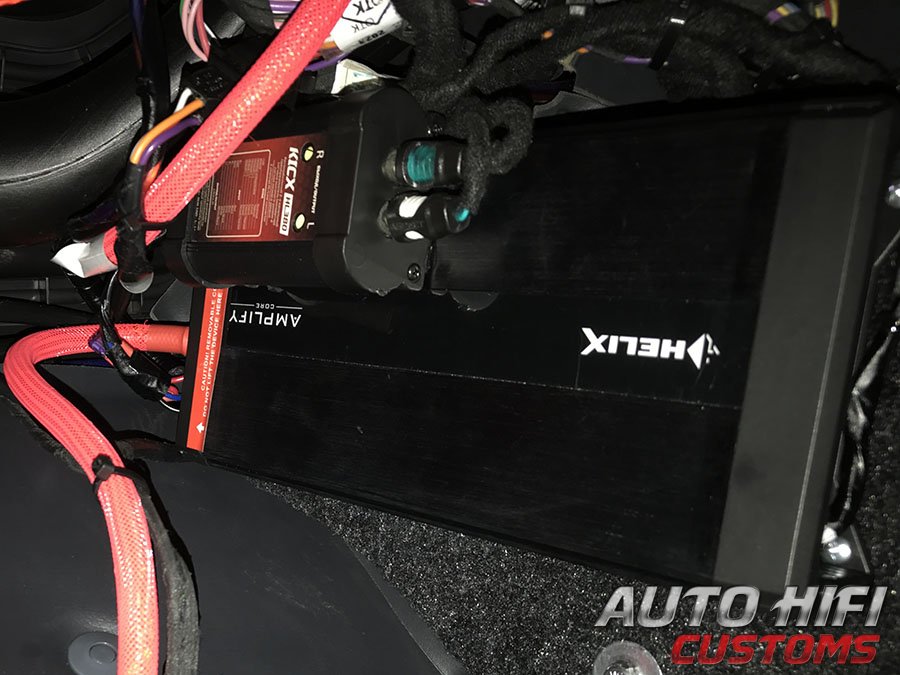 Установка усилителя Helix AMPLIFY 204 X-OVER в ГАЗ Газель NN