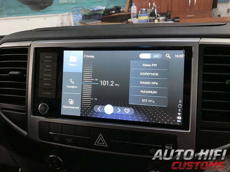 Установка усилителя Helix AMPLIFY 204 X-OVER в ГАЗ Газель NN