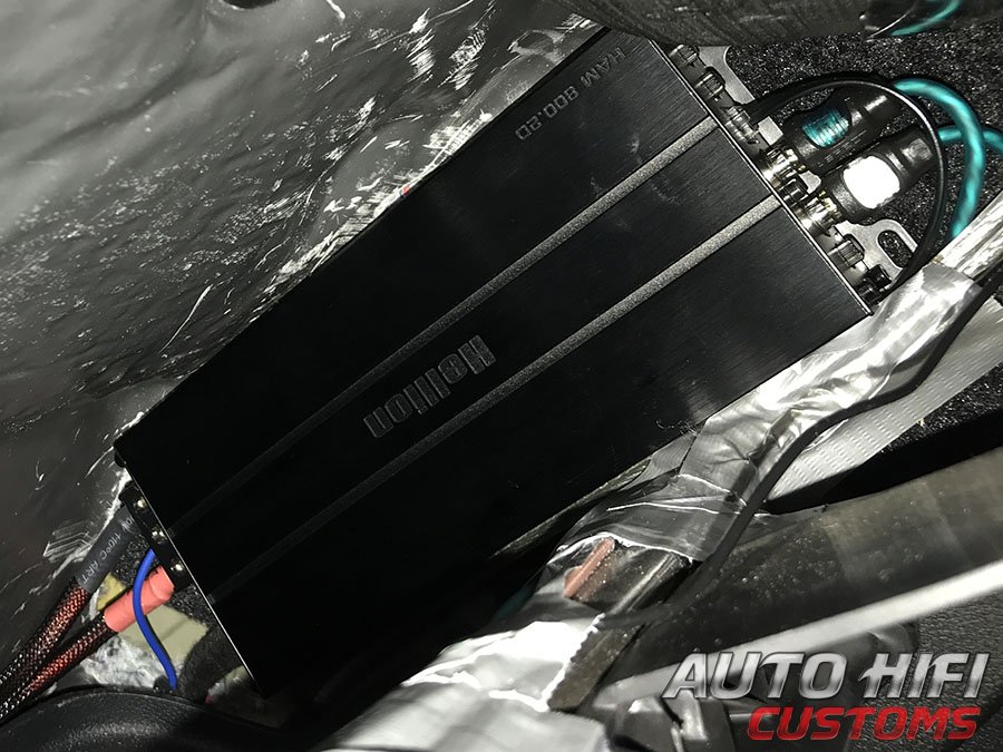 Установка усилителя Hellion HAM 800.2D в Lada Niva 4x4