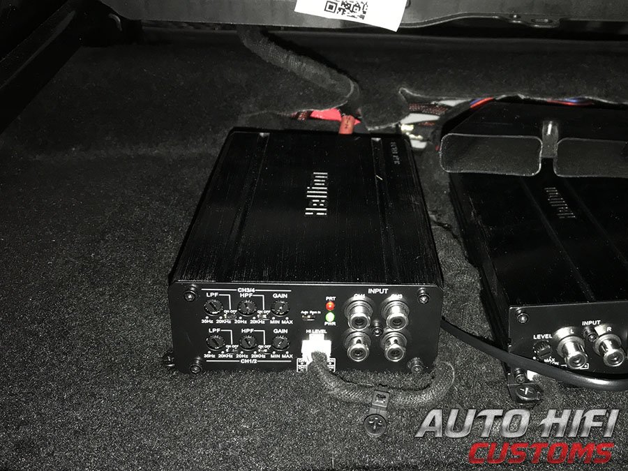 Установка усилителя Hellion HAM 150.4D в Changan UNI-S