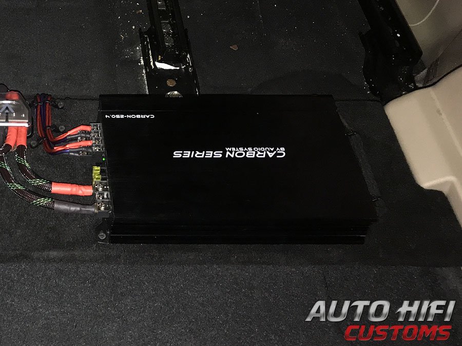 Установка усилителя Audio System CARBON-250.4 в Nissan X-Trail (T32)