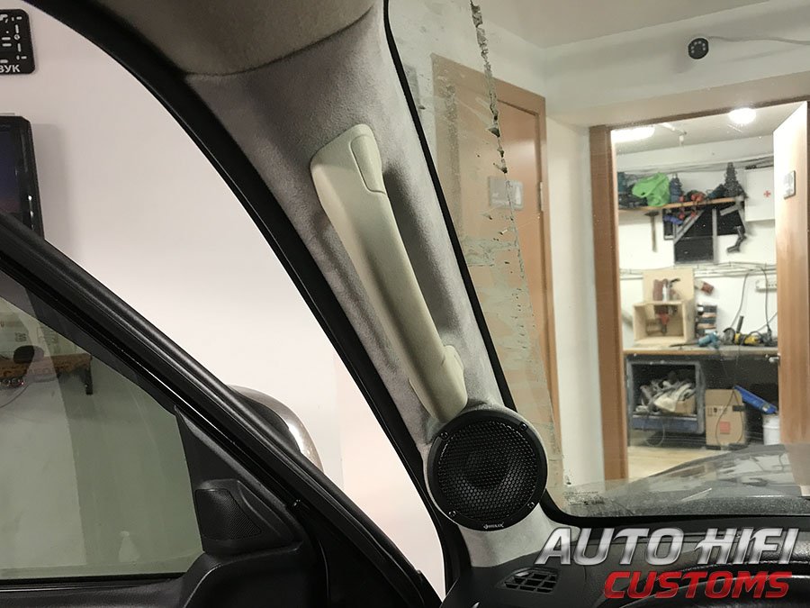 Изготовление подиумов для Mitsubishi Pajero IV