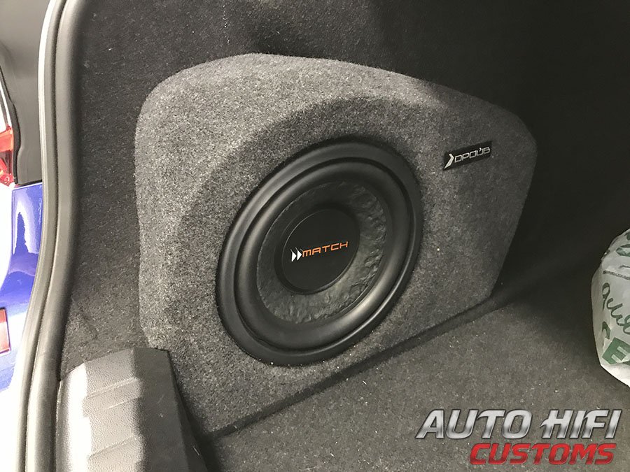 Установка сабвуфера Match PP 10 W-Q в BMW 3 (G20)