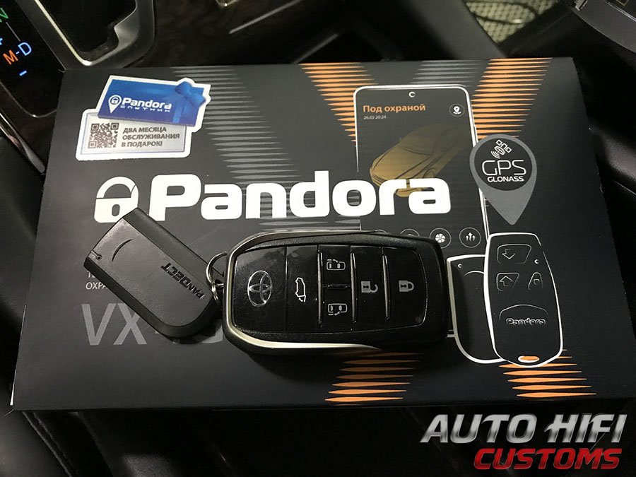 Установка автосигнализации Pandora VX 4G GPS v3 в Toyota Alphard III