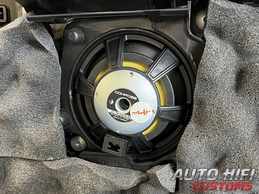 Установка акустики Helix Ci7 M100FM-S3 в Mercedes GLS (X167)
