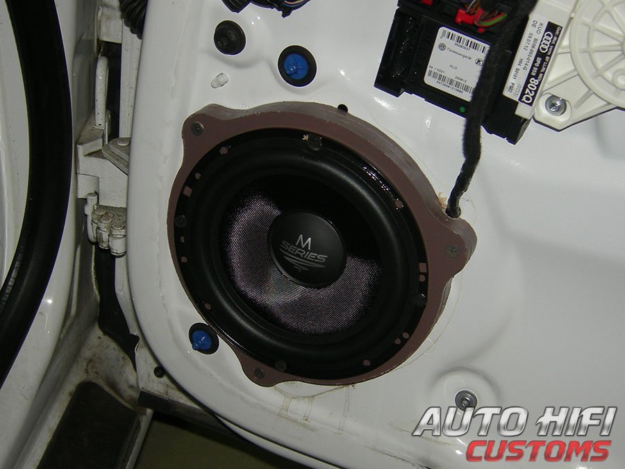 Установка акустики Audio System M 165 в Audi A3 (8P)